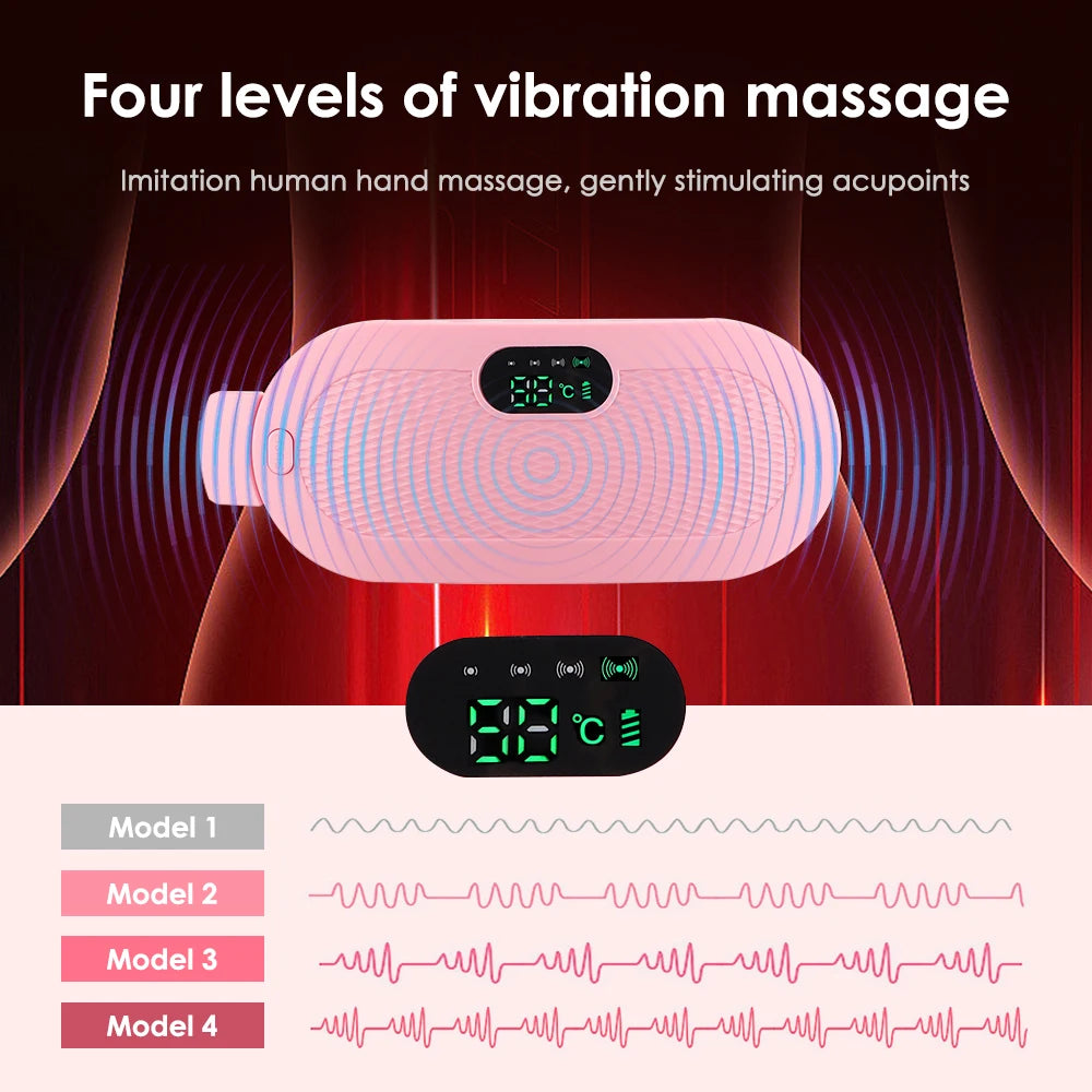 Heated Massage Warming Palace Belt For Girls During Menstrual Period Auntie Nuangongbao Intelligent Heating Waist Massage Device